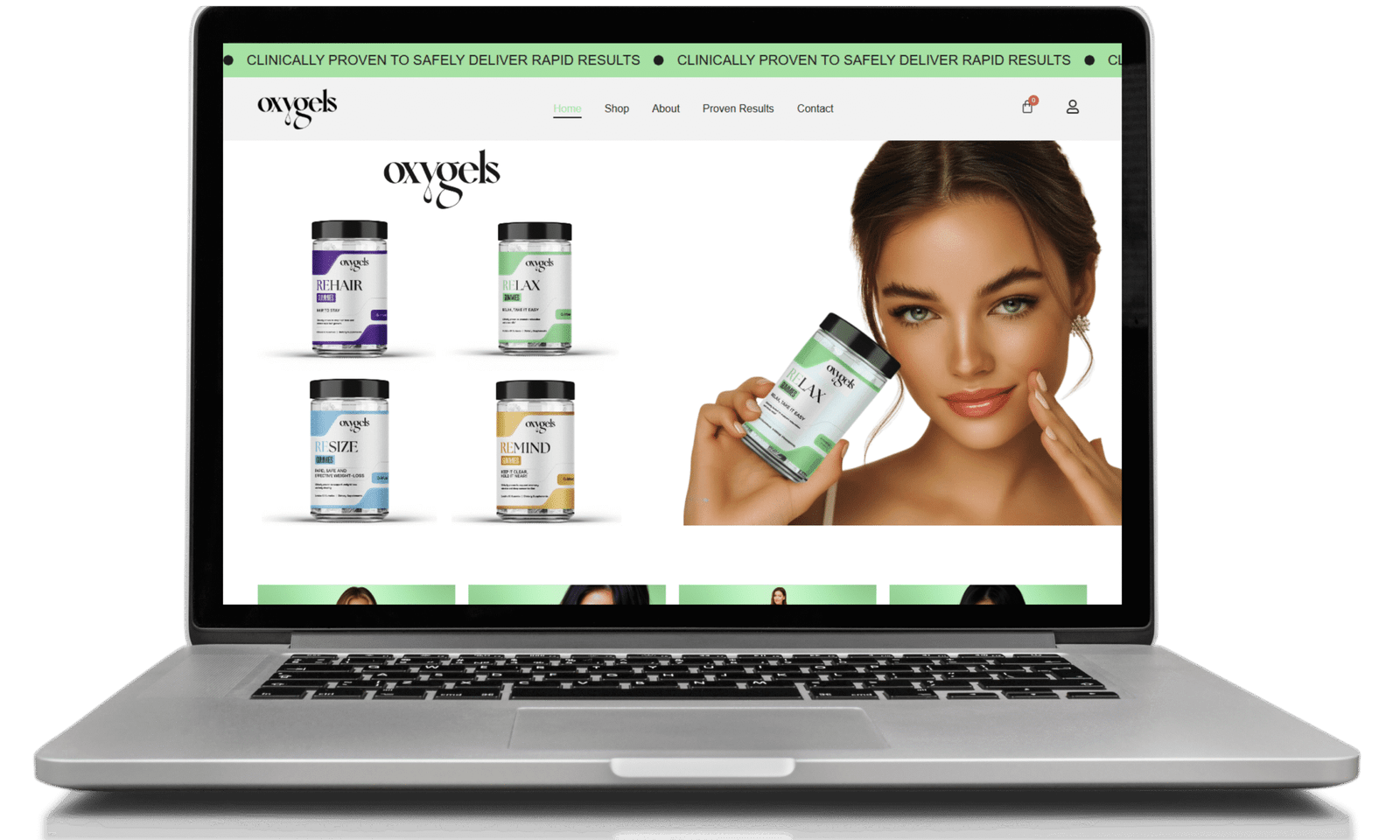 Oxygels Laptop